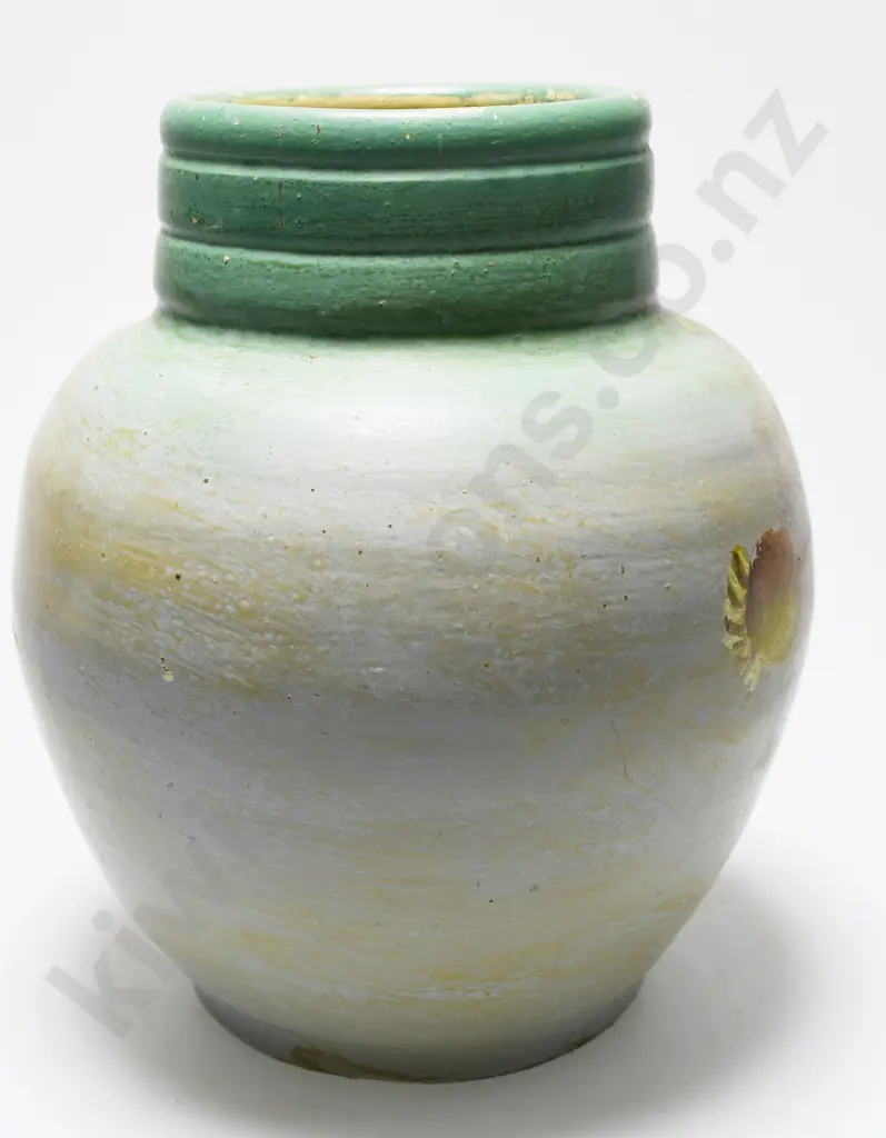 WALLY SILVA HAND DECORATED VASE Image 1++