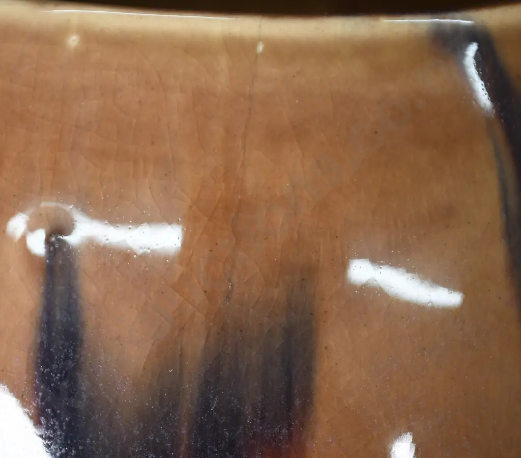 CROWN LYNN TRICKLE GLAZED VASE Image 1++