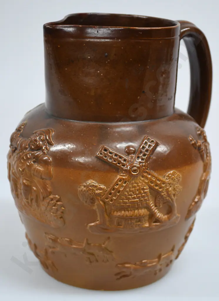 EARLY SALT GLAZED JUG Image 1++