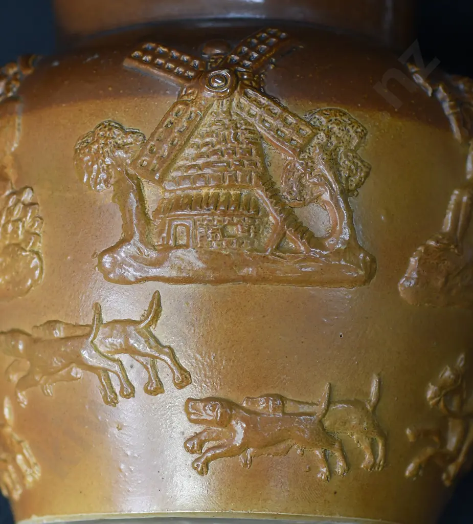 EARLY SALT GLAZED JUG Image 1++