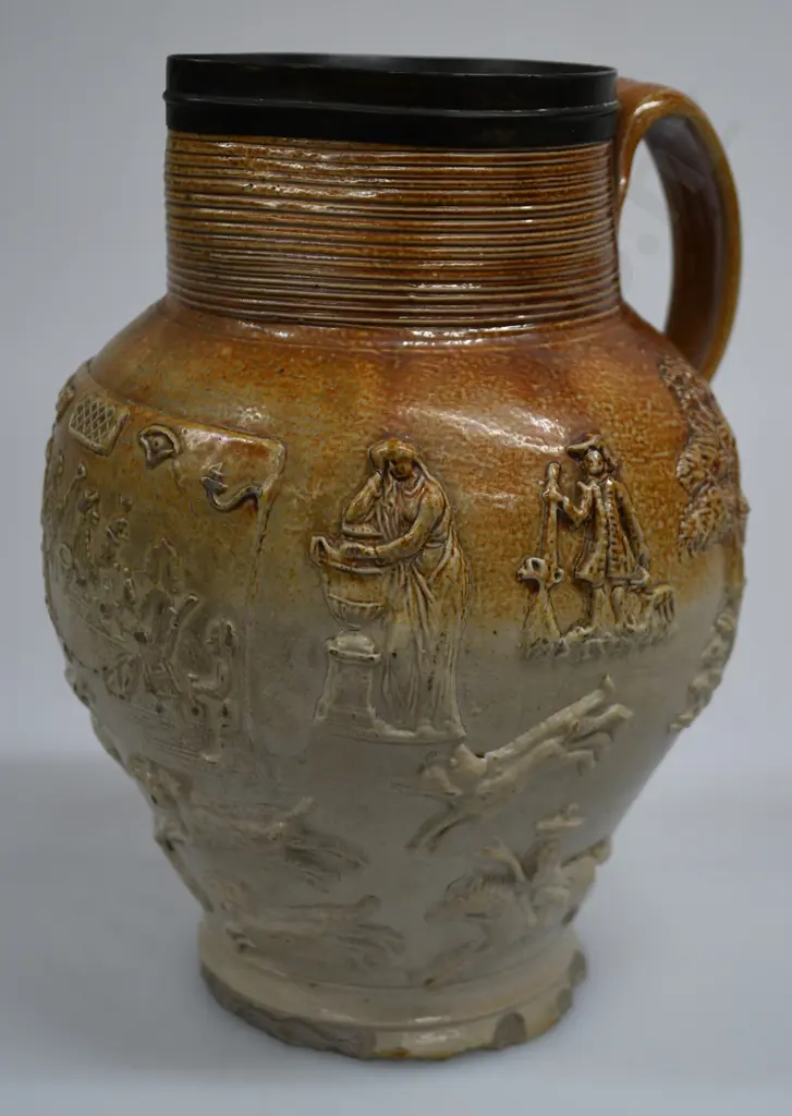 MORTLAKE SALT GLAZED JUG Image 1++