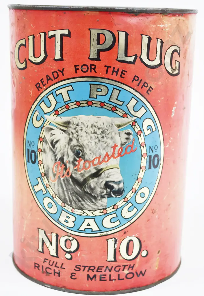 CUT PLUG 3LB TOBACCO TIN Image 1++