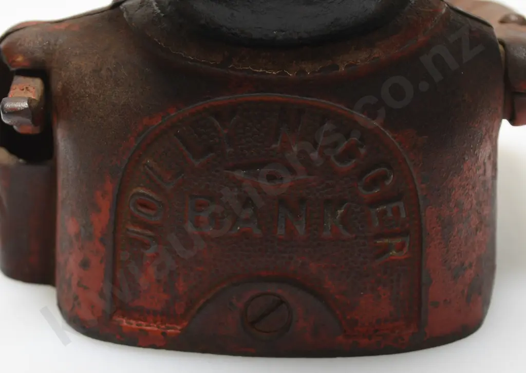 ORIGINAL CAST IRON JOLLY NIGGER BANK Image 1++