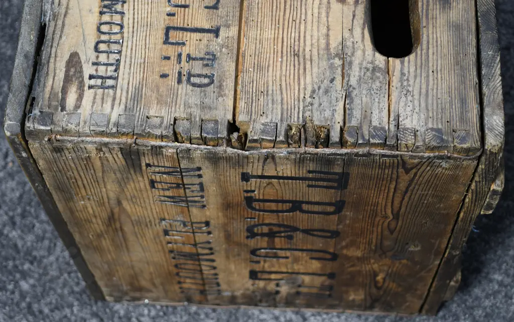 T B & CO LTD SODA SYPHON CRATE Image 1++