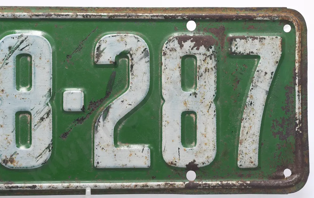 1925 NZ GOVT NUMBER PLATES Image 1++