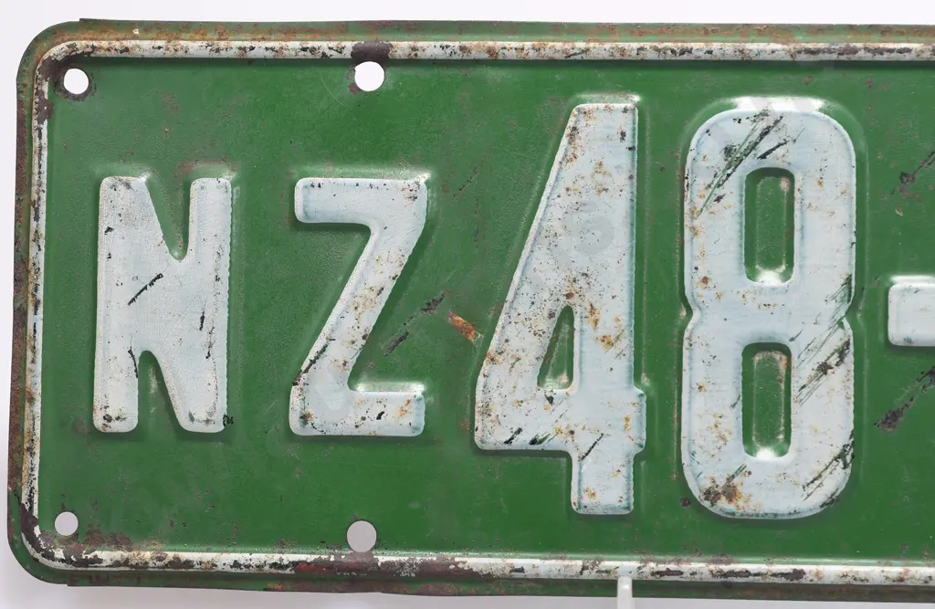 1925 NZ GOVT NUMBER PLATES Image 1++