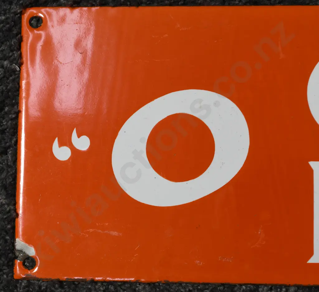 OCEAN FIRE ENAMEL SIGN Image 1++