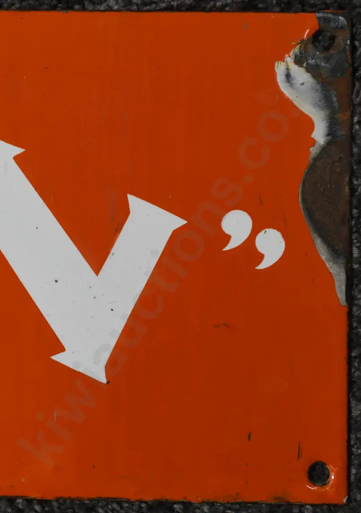 OCEAN FIRE ENAMEL SIGN Image 1++