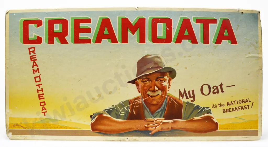 CREAMOATA ADVERTISING SIGN Image 1++